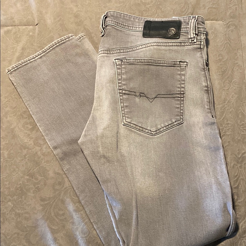 Diesel Slim Fit Men's Jeans - Light Gray